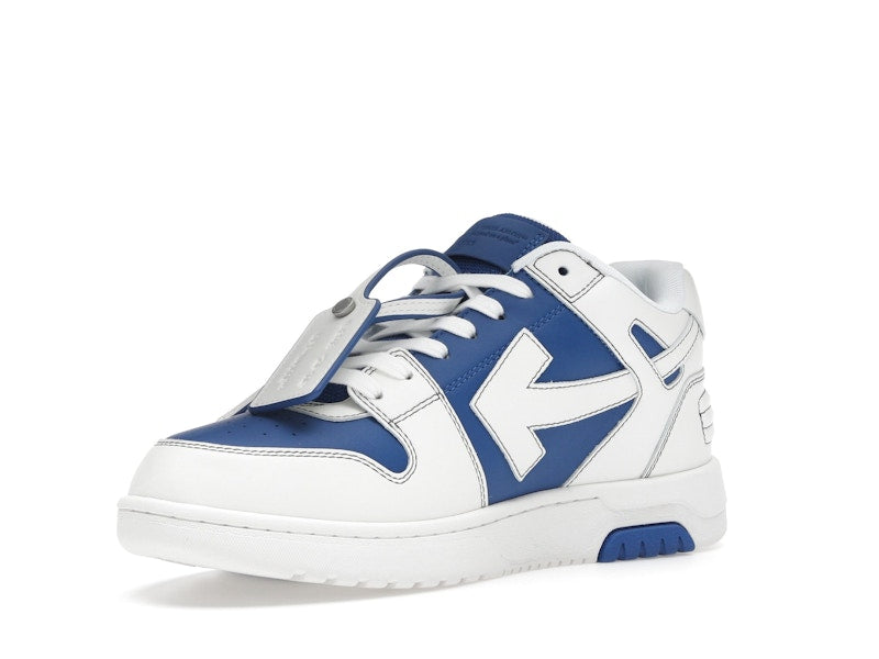 OFF-WHITE Out Of Office OOO Low Tops White Dark Blue