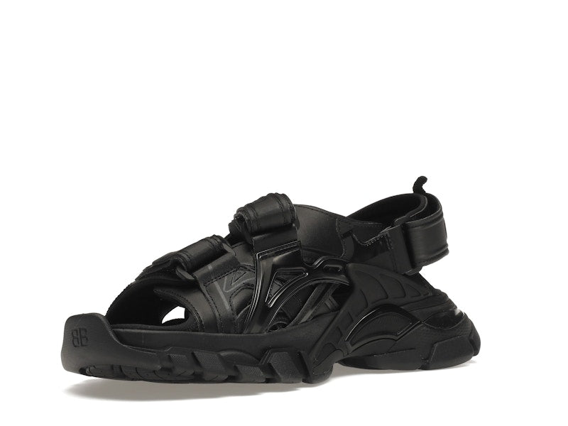 Balenciaga Track Sandal Black