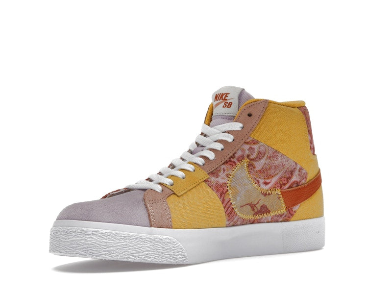 Nike SB Zoom Blazer Mid Premium Floral Paisley Sanded Gold