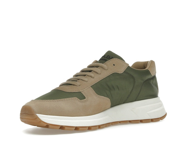 Prada PRAX 01 Sneakers Re-Nylon Brushed Leather Ecru Military