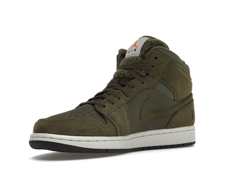 Jordan 1 Mid Olive Canvas (2018)