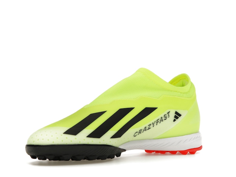adidas Crazyfast League Laceless Turf Team Solar Yellow Core Black Cloud White