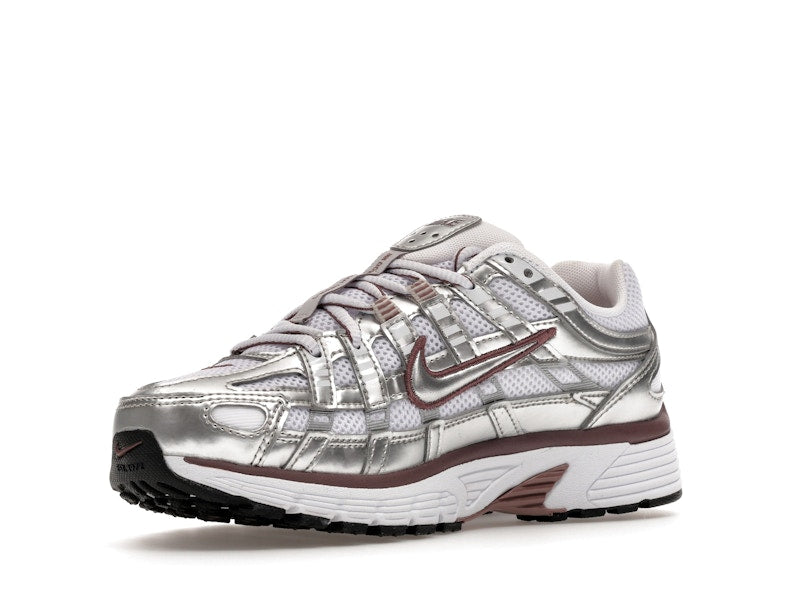 Nike P-6000 White Metallic Silver Tattoo (Women's)