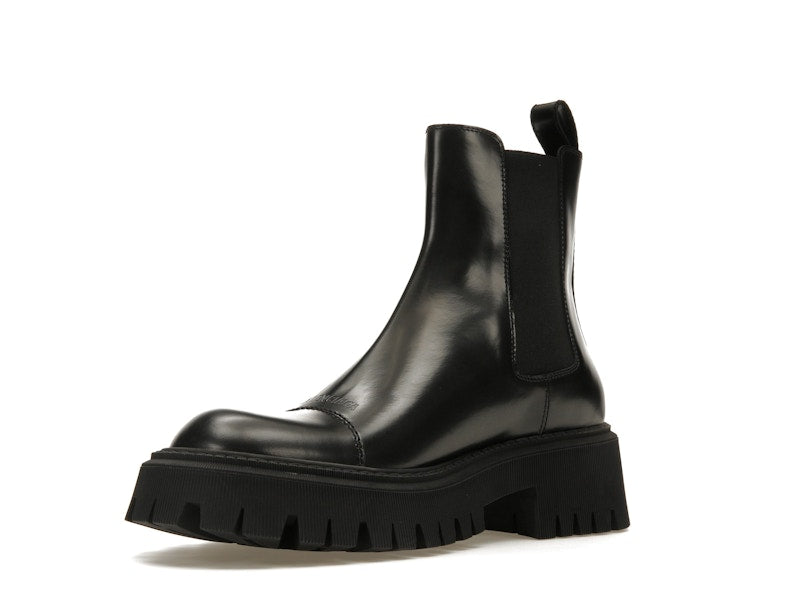 Balenciaga Tractor 20mm Boot Black