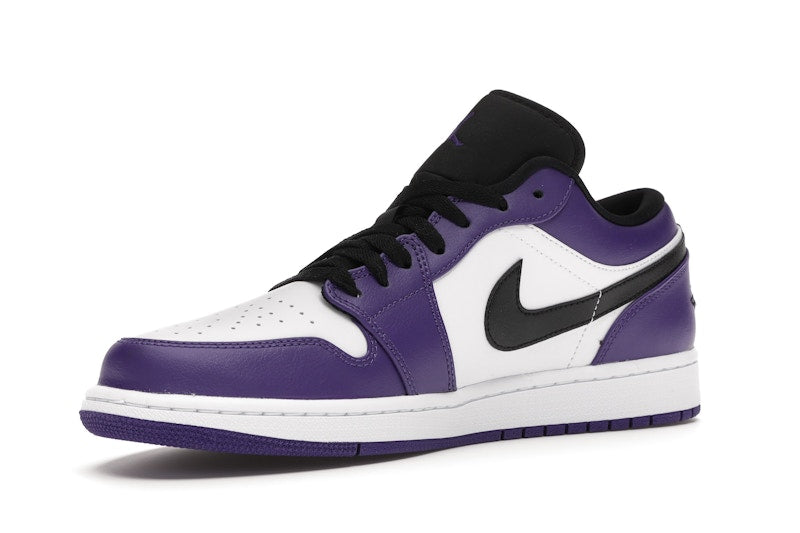 Jordan 1 Low Court Purple White