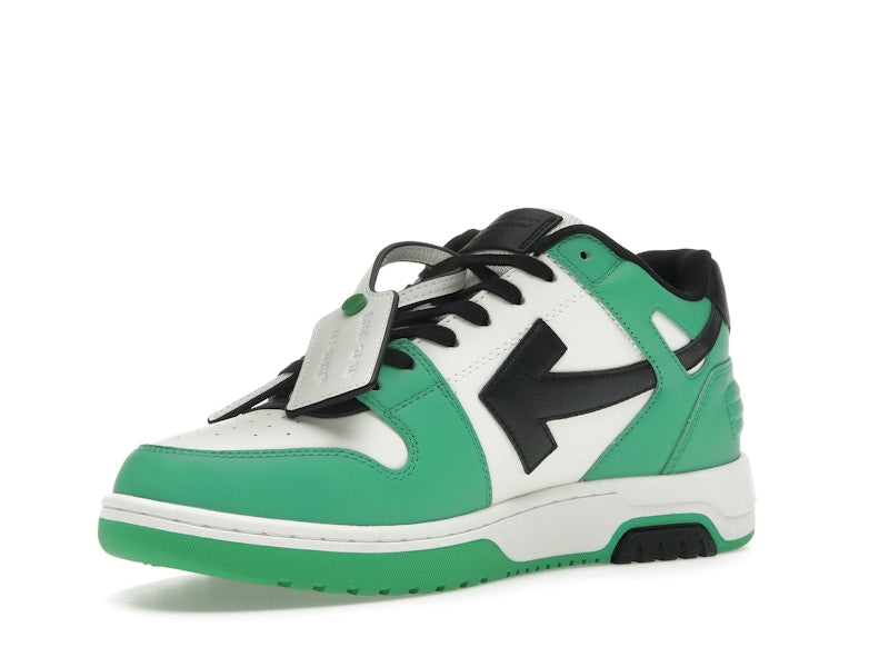 OFF-WHITE Out Of Office "OOO" Low Tops Green Black