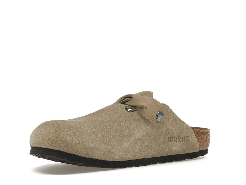 Birkenstock Boston Braided Suede Taupe