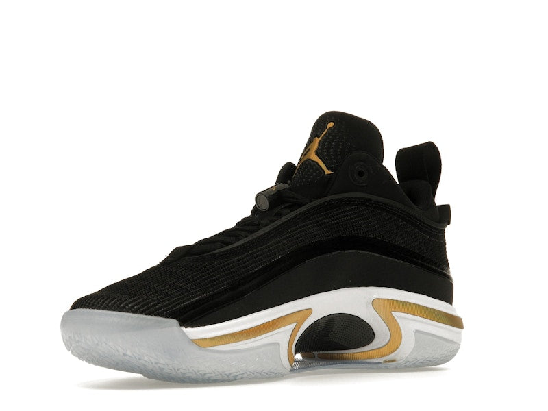 Jordan 36 Low Black Gold (Clear Sole)