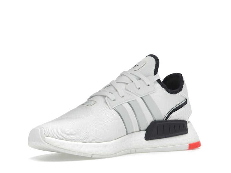 adidas NMD G1 Crystal White Grey Solar Red