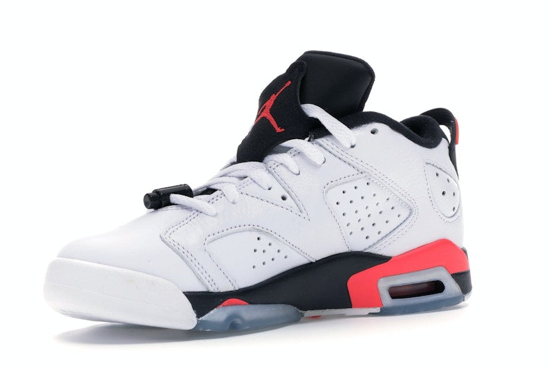 Jordan 6 Retro Low White Infrared 23 Black (GS)