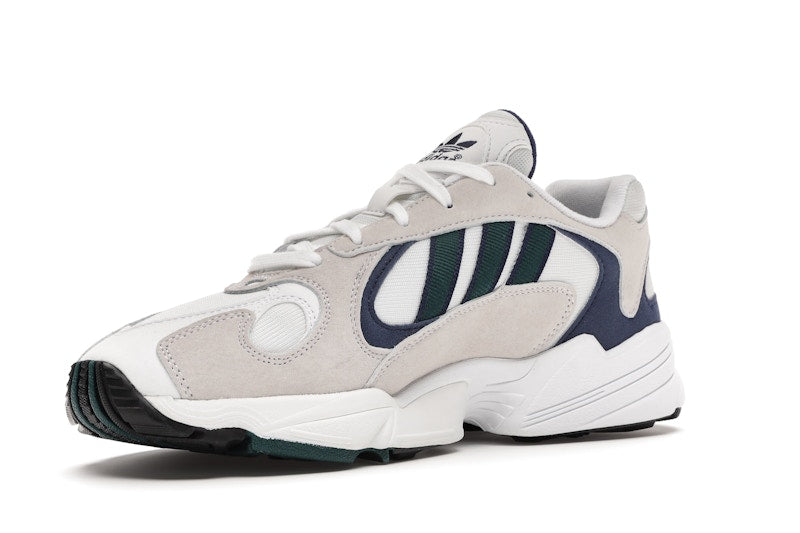 adidas Yung-1 White Noble Green Dark Blue