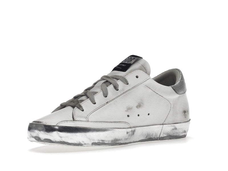 Golden Goose Super-Star White Silver Sparkle (Women's)