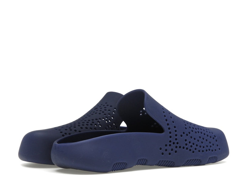 Burberry Stingray Perforated Slides Blue