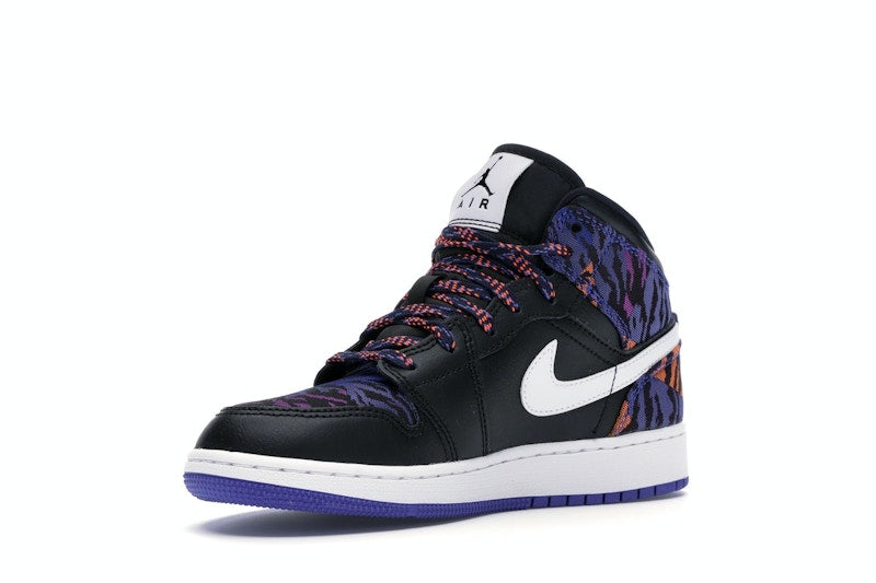 Jordan 1 Mid Multi-Color Tiger Stripe (GS)