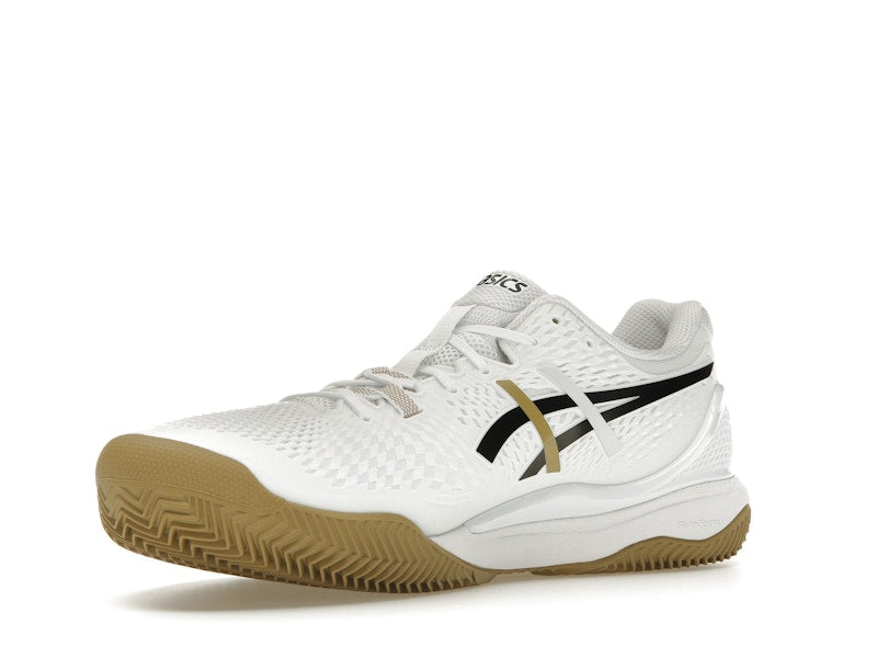 ASICS Gel-Resolution 9 Clay BOSS Matteo Berrettini White Camel
