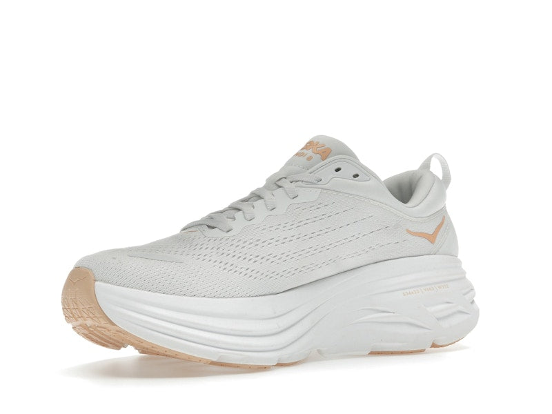 Hoka One One Bondi 8 White Cantaloupe (Women's)
