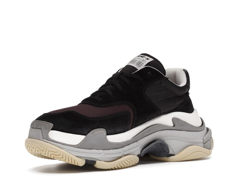 Balenciaga Triple S Black Burgundy