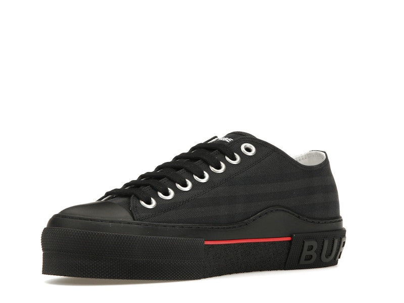 Burberry Vintage Check Canvas Low-Top Sneaker Dark Charcoal