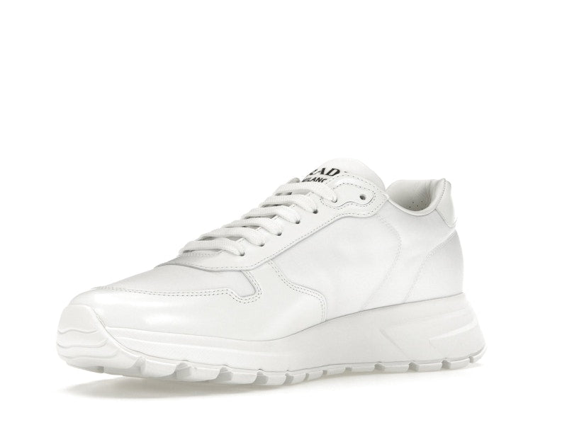Prada PRAX 01 Sneakers Re-Nylon Brushed Leather White White