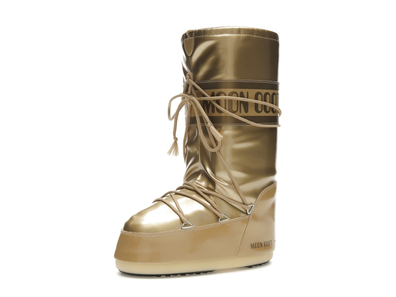 Moon Boot Icon Vinile Boot Metallic Gold