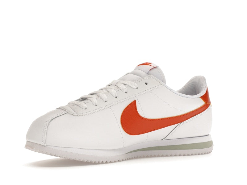 Nike Cortez White Campfire Orange