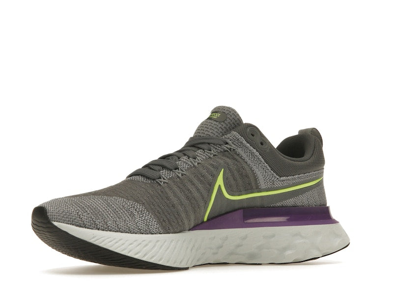 Nike React Infinity Run Flyknit 2 Grey Volt Wild Berry