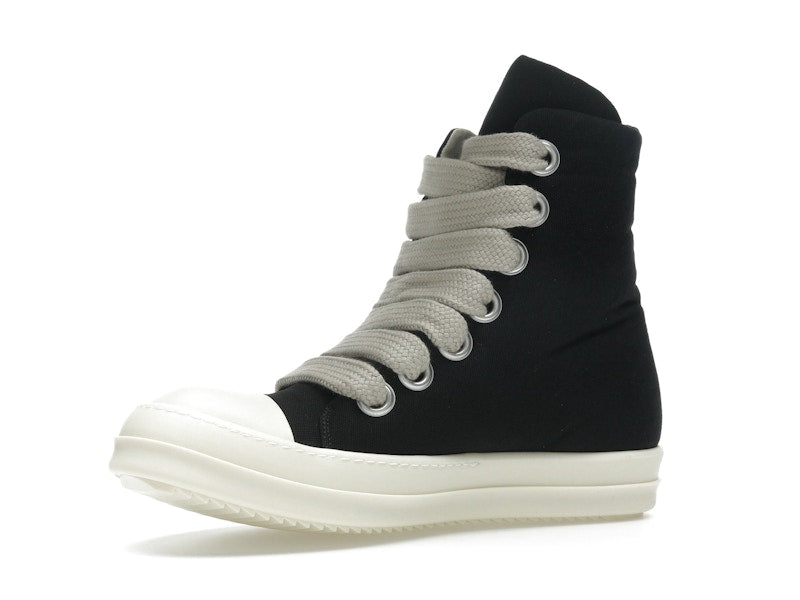 Rick Owens DRKSHDW Hollywood Jumbo Lace Puffer High Top Black Milk