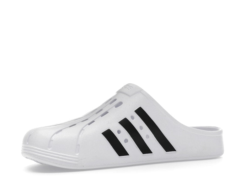 adidas Adilette Clog White Black