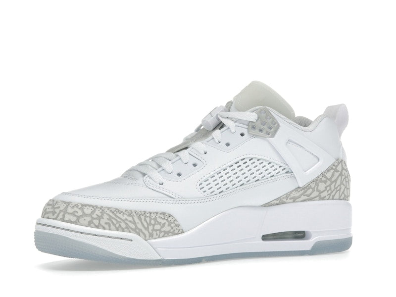 Jordan Spizike Low White Metallic Silver Barely Blue Neutral Grey