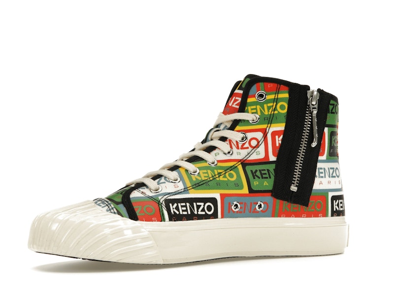 Kenzo School High Top Trainers Multi