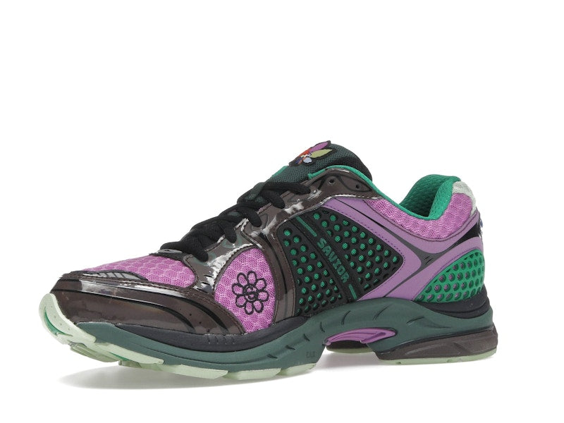 Saucony ProGrid Triumph 4 Jae Tips Flowers Grow Uptown Perilla