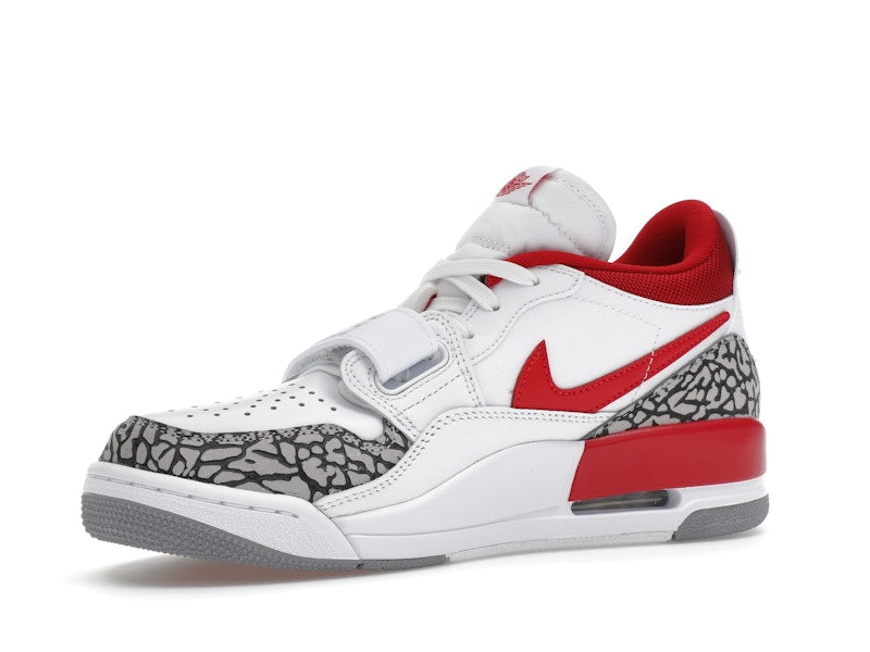 Jordan Legacy 312 Low White Cement Gym Red (Women's)