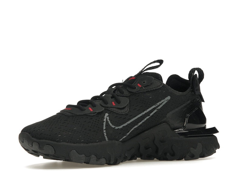 Nike React Vision Black Grey Swoosh