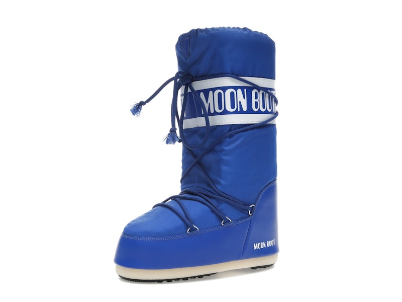 Moon Boot Icon Nylon Boot Electric Blue