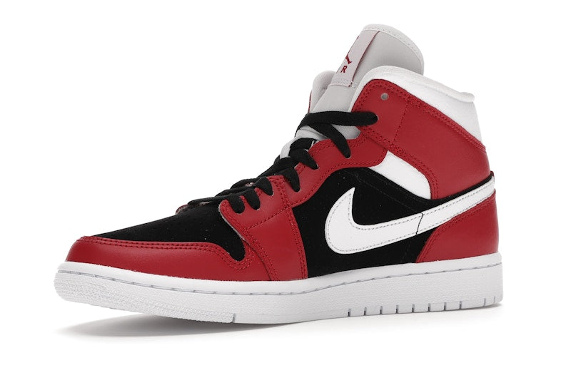 Jordan 1 Mid Gym Red Black (Women's)