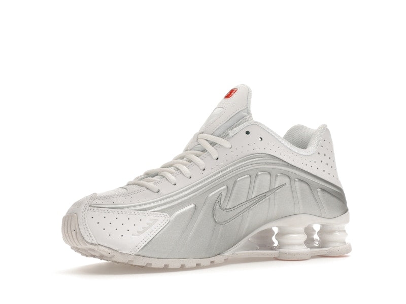 Nike Shox R4 White Metallic Silver (Women's)