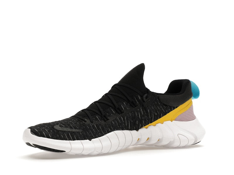 Nike Free Run 5.0 Dark Smoke Grey Vivid Sulfur Chlorine Blue