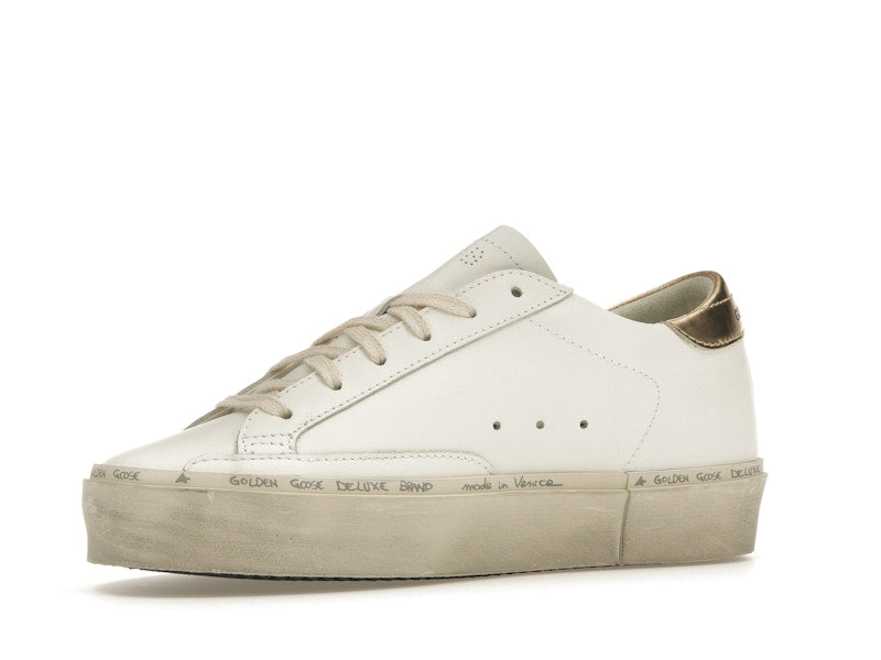 Golden Goose Hi Star White Glitter Gold (Women's)