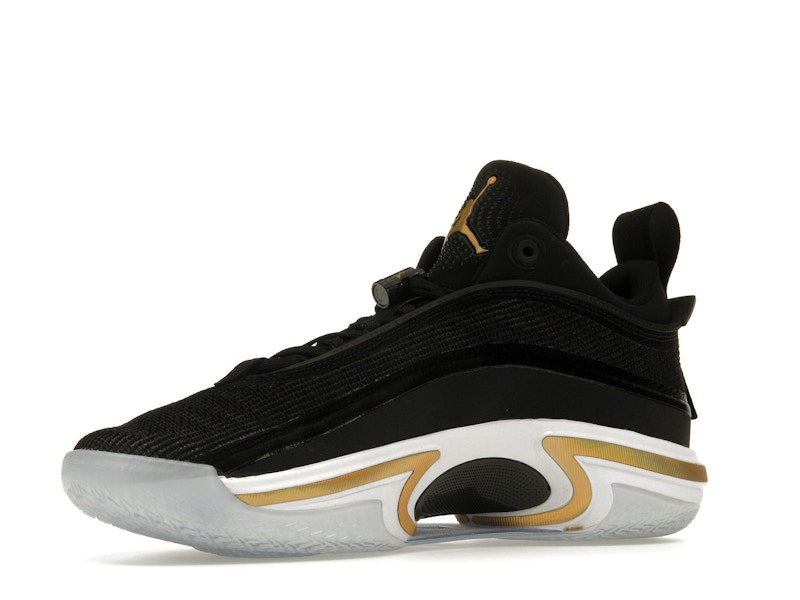 Jordan 36 Low Black Gold (Clear Sole)
