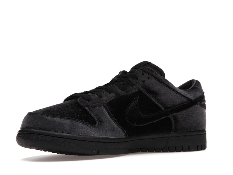 Nike Dunk Low Dover Street Market Triple Black Velvet