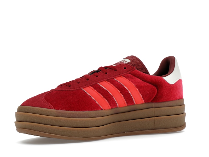 adidas Gazelle Bold Bright Red Velvet (Women's)