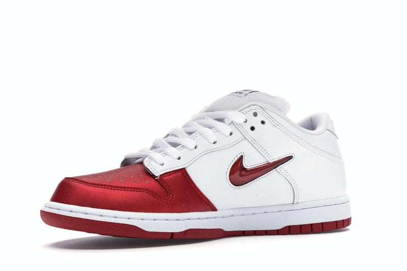 Nike SB Dunk Low Supreme Jewel Swoosh Red