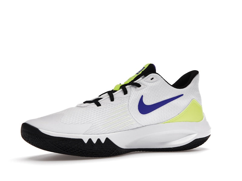Nike Precision 5 White Barely Volt
