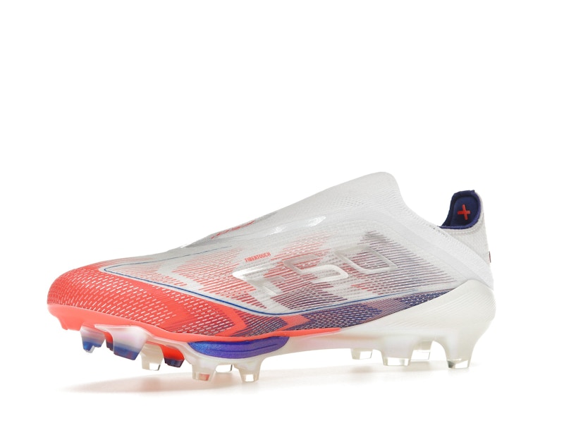 adidas F50+ Elite Laceless FG Cloud White Solar Red