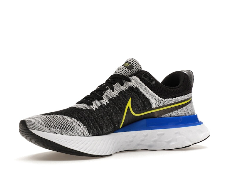 Nike React Infinity Run Flyknit 2 Black White Racer Blue Cyber