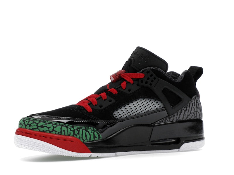 Jordan Spizike Low Black Classic Green White Varsity Red
