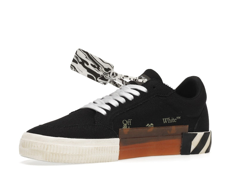 OFF-WHITE Vulc Low Black Light Blue Arrow