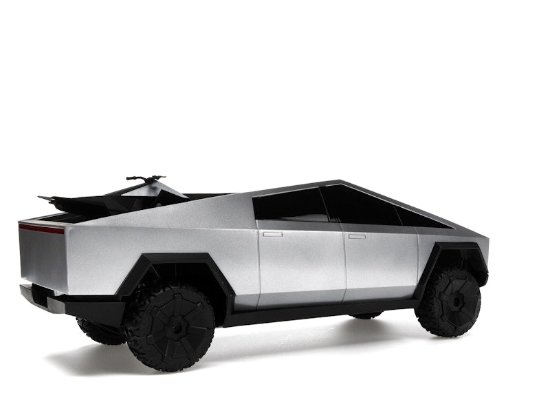 Hot Wheels x Tesla Cybertruck 1:10 Scale RC Car (2021 Version w/ Cyberquad)