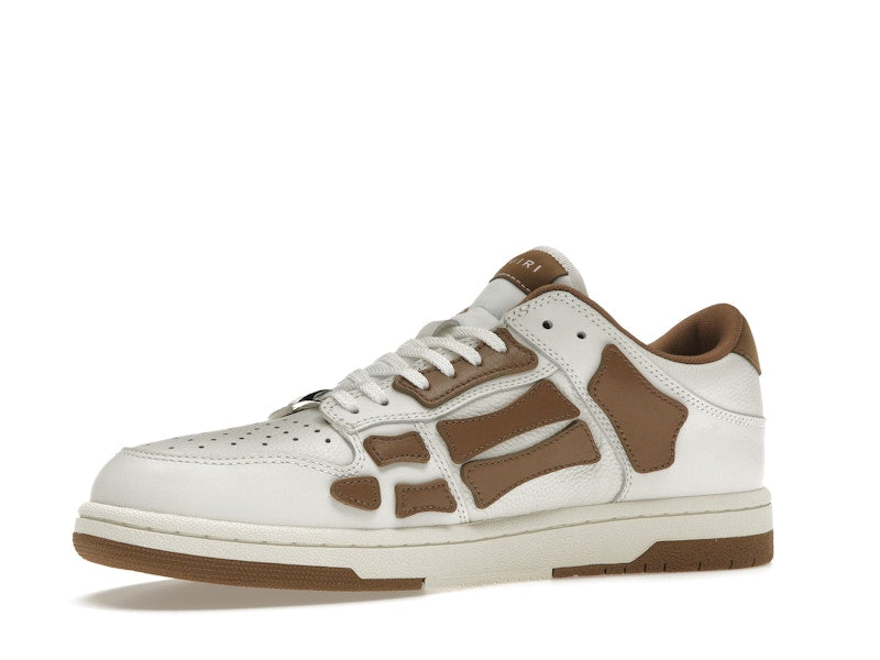 AMIRI Skel Top Low White Brown White