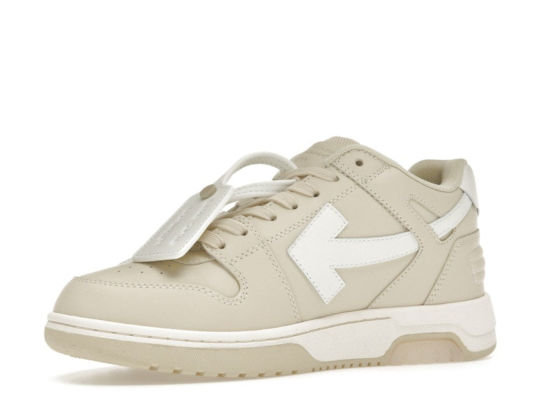 OFF-WHITE Out Of Office OOO Low Tops Angora White